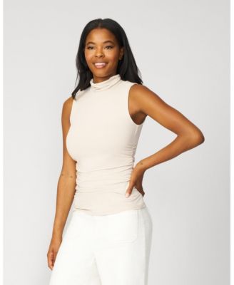 Women's Sculpt Sleeveless Turtleneck Tank
