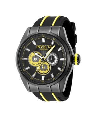 Men's 49052 Speedway  Quartz Chronograph Yellow, Black Dial Watch