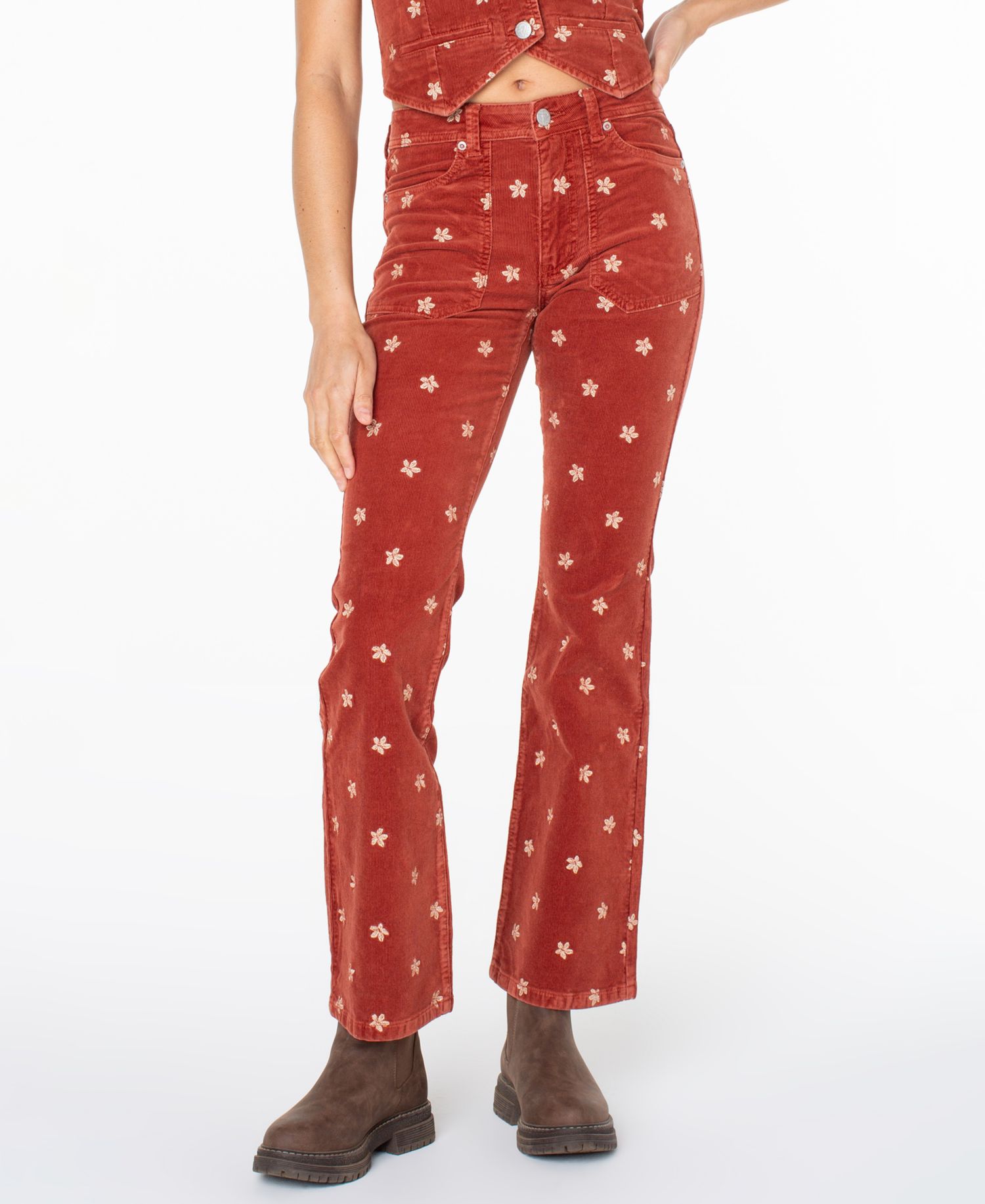 Women's High Rise Seychelles Corduroy Pants