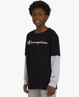 Big Boys Layered-Look Graphic T-Shirt 