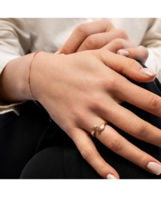 Six Beads Sterling Silver Bracelet
