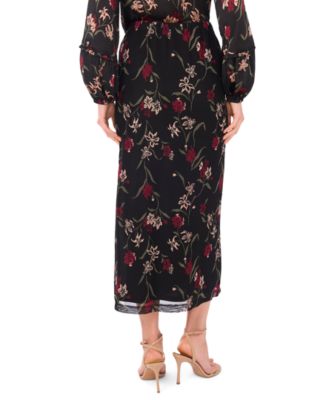 Women's Floral Slip Skirt