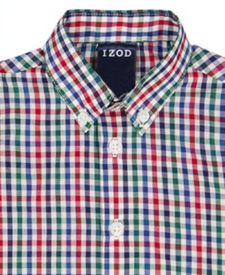 Baby Boys' Holiday Reindeer Sweater Vest, Shirt and Pants, 3-Piece Set