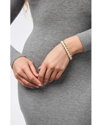 Watch Strap Bracelet - Ora Gold Ceramic