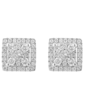 Diamond Stud Earrings (1 ct. t.w.) in 14k White Gold