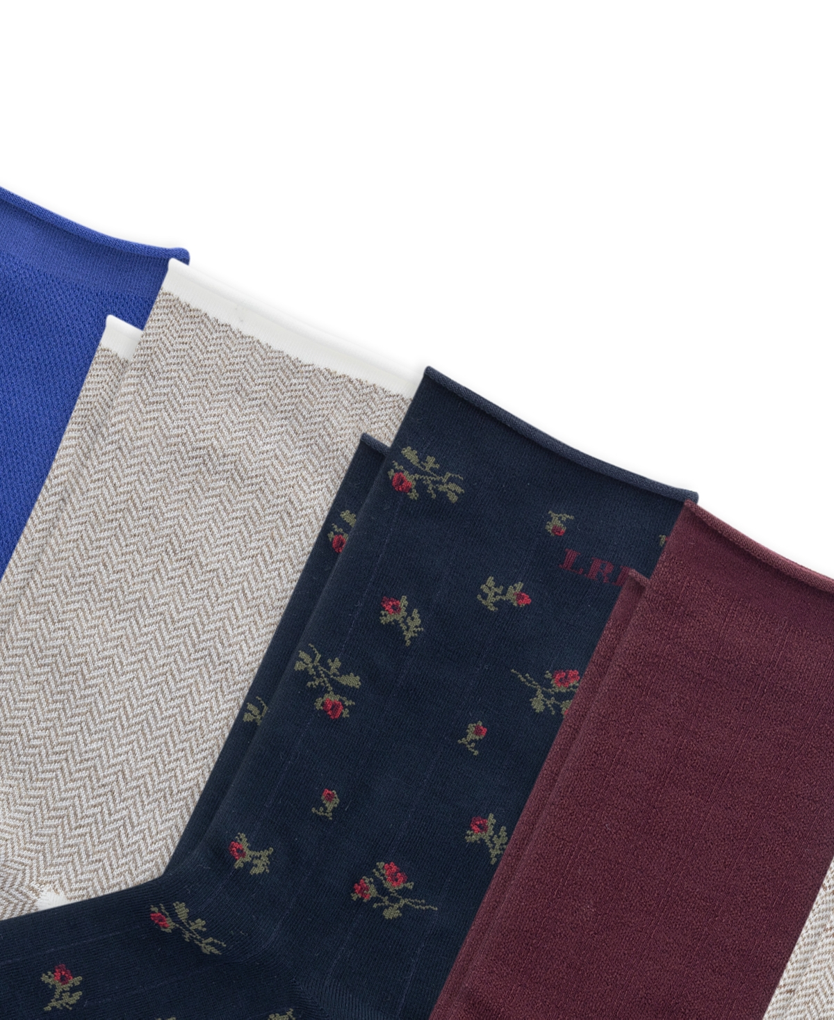 Lauren Ralph Lauren Women's 6-Pack Herringbone and Floral Crew Socks