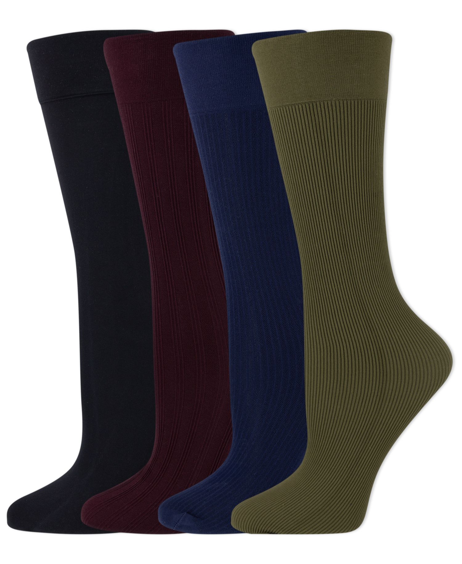 Women's 4-Pack Mesh Sheer Trouser Socks