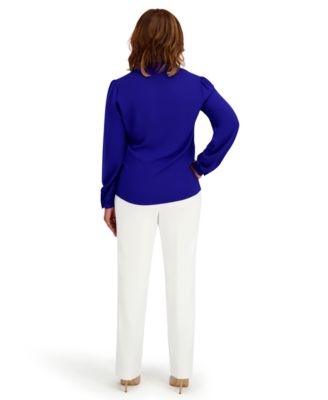 Women's Long Sleeve V-Neck Top