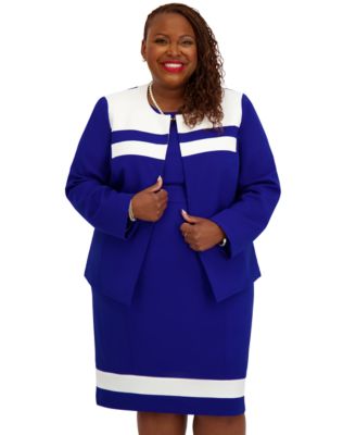 Women's Combo Yoke Long-Sleeve Jacket, Regular and Plus Size