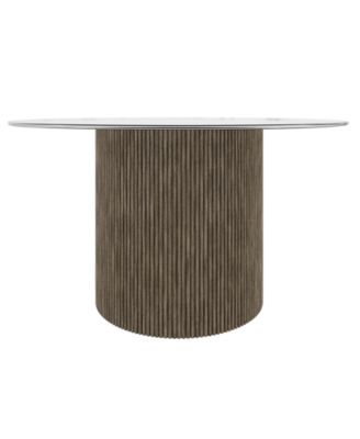 Furniture Frandlyn 54" Glass Round Dining Table