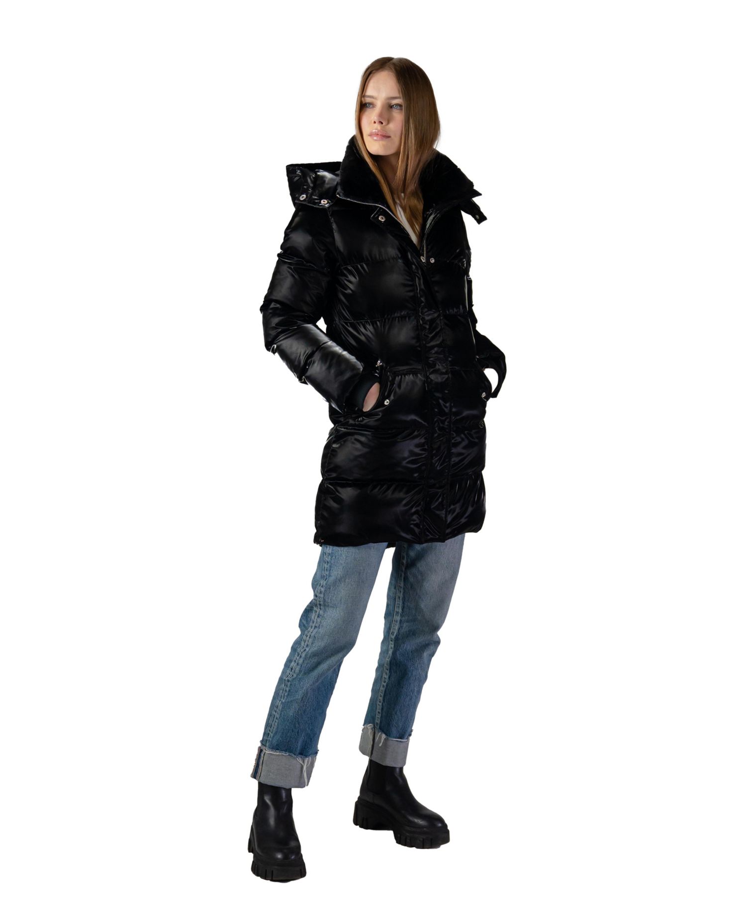 Women's Penguin Quilted Coat