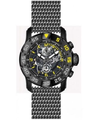 Men's 48055 Invicta Racing Quartz Multifunction Black Dial Watch