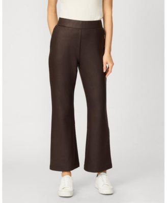 Women's Coated Pull On Bootcut Pant