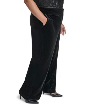 Plus Size Wide Leg Pants