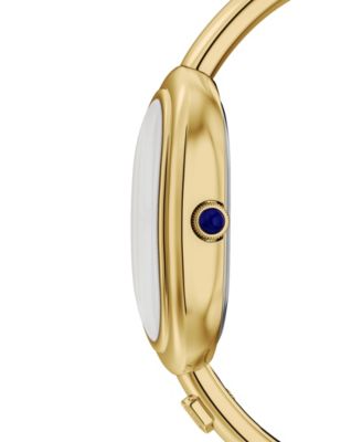 Women's Sloan Three-Hand Gold-Tone Stainless Steel Bangle Watch, 25mm