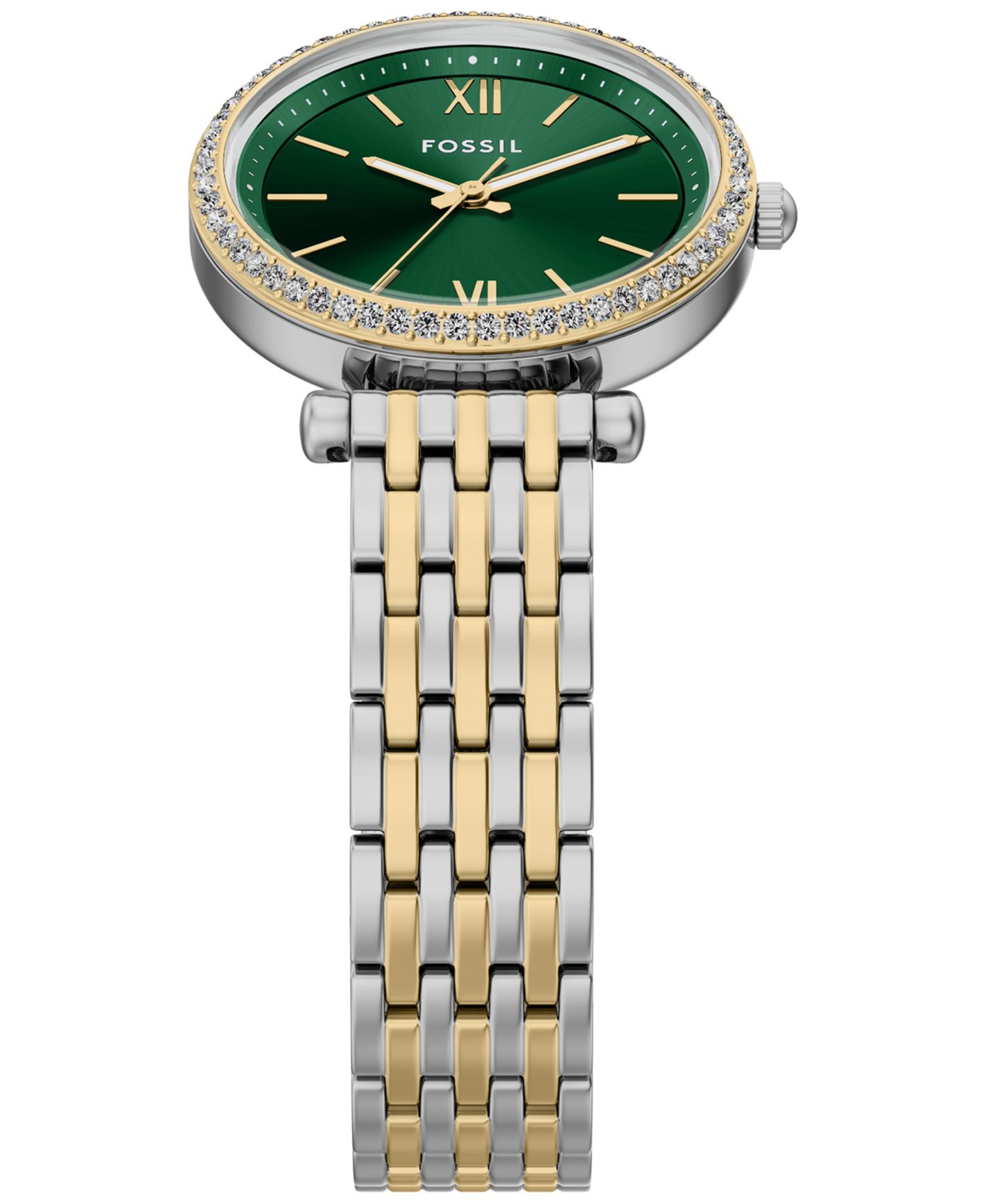 Women's Carlie Three-Hand Two-Tone Stainless Steel Watch, 28mm