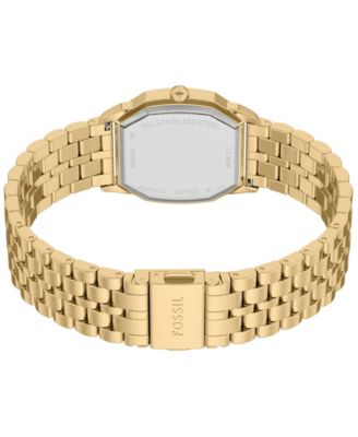 Women's Harlow Three-Hand Gold-Tone Stainless Steel Watch, 32mm
