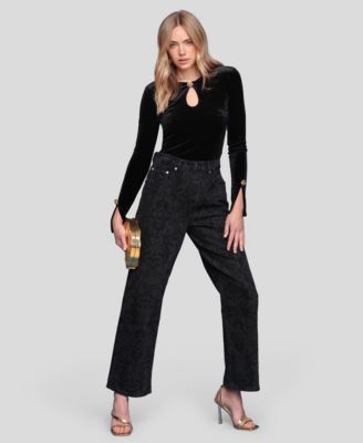 Women's High-Rise Elastic Cinched Jeans