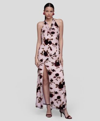 Avec Les Filles - Women's Cowl Neck Maxi Dress