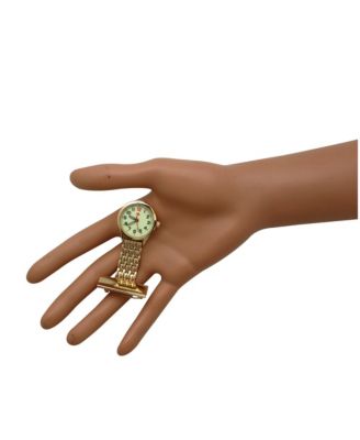 Gold Metal Elegant Fob Nurse Watch