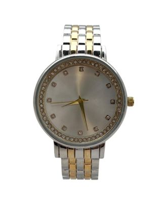 Two Tone Boyfriend Style Bangle Women Watch