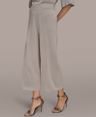 Women's Sequin Detail Wide Leg Pants