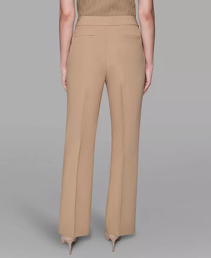 Women's Invisible Zipper Wide-Leg Ankle Pants - thumbnail 2