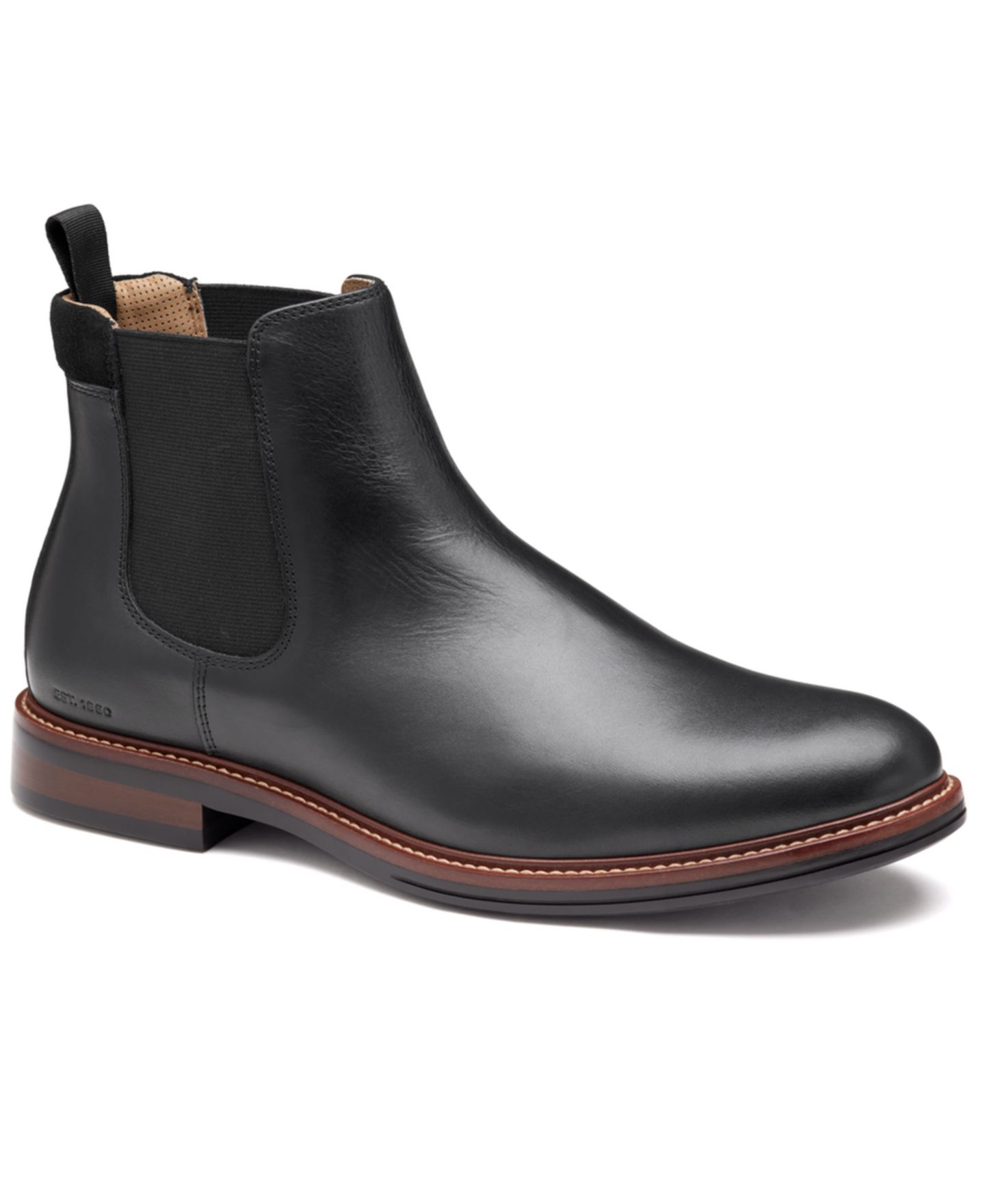 Мужские ботинки Johnston & Murphy XC+Durham Waterproof Leather Chelsea, цвет: Чёрный — фото 1