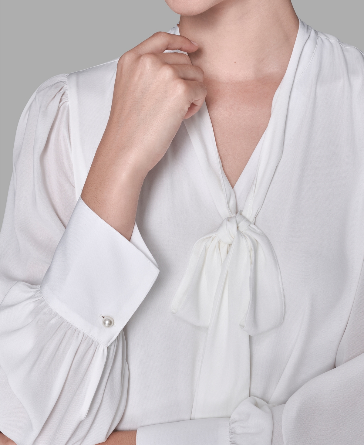 Karl Lagerfeld Paris Women's Long-Sleeve Top