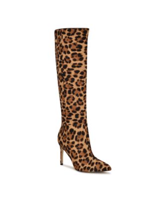 Nine West - Women's Richy Pointy Toe Knee High Dress Boots