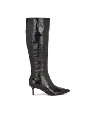 Nine West Women's Kimdee 9X9 Tall Stiletto Dress Boots