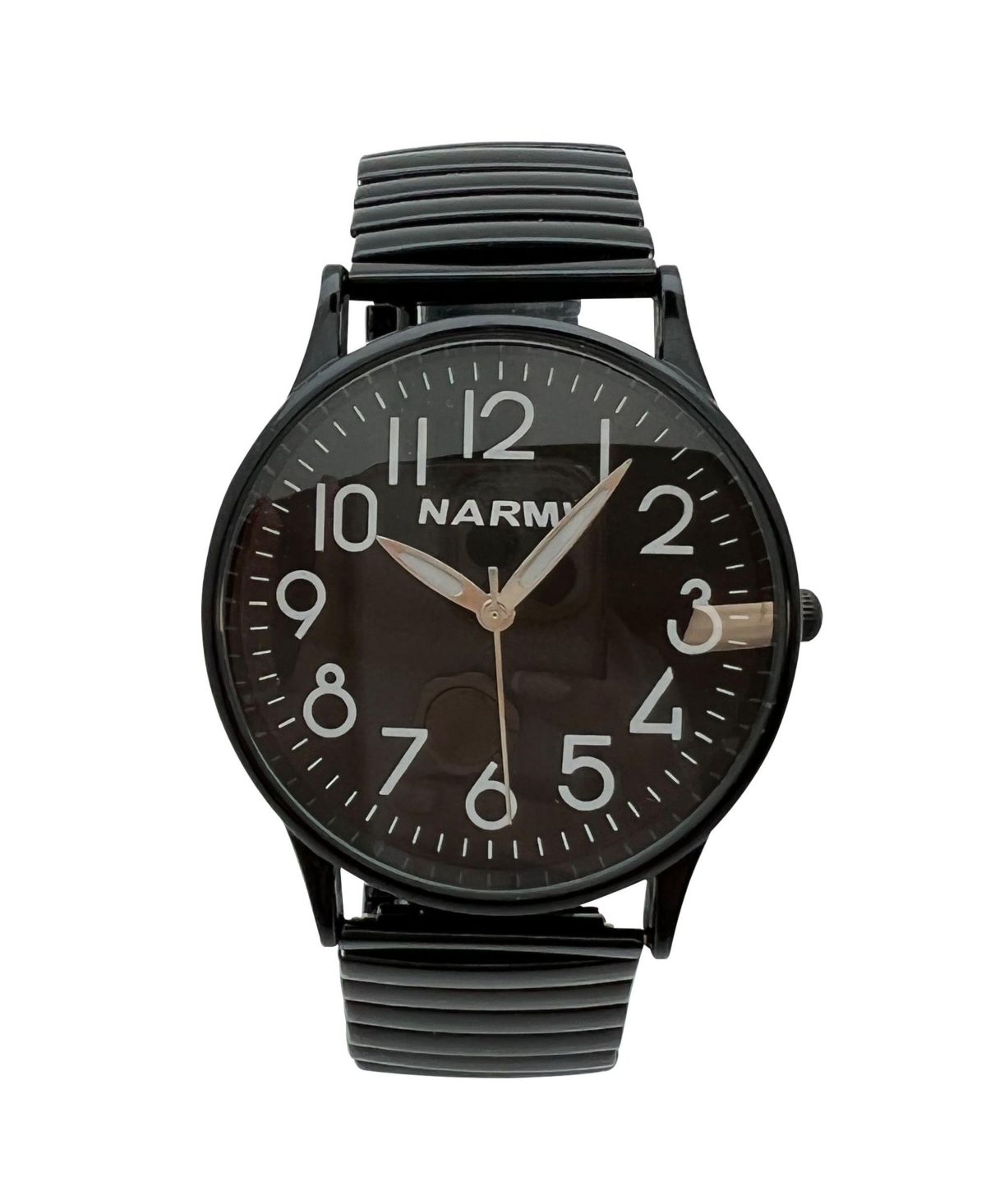 Черные стрейчевые и классические аналоговые женские часы