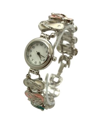 Silver Flip Flops Theme Women Watch