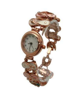 Rose Gold Flip Flops Theme Women Watch