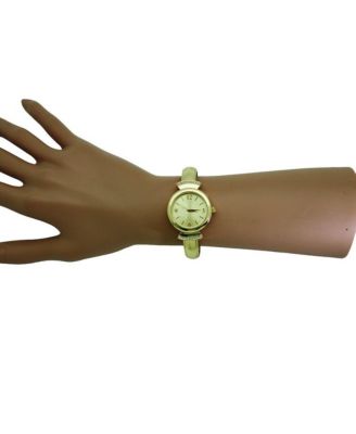 Gold Classic Every Day Metal Bangle Watch