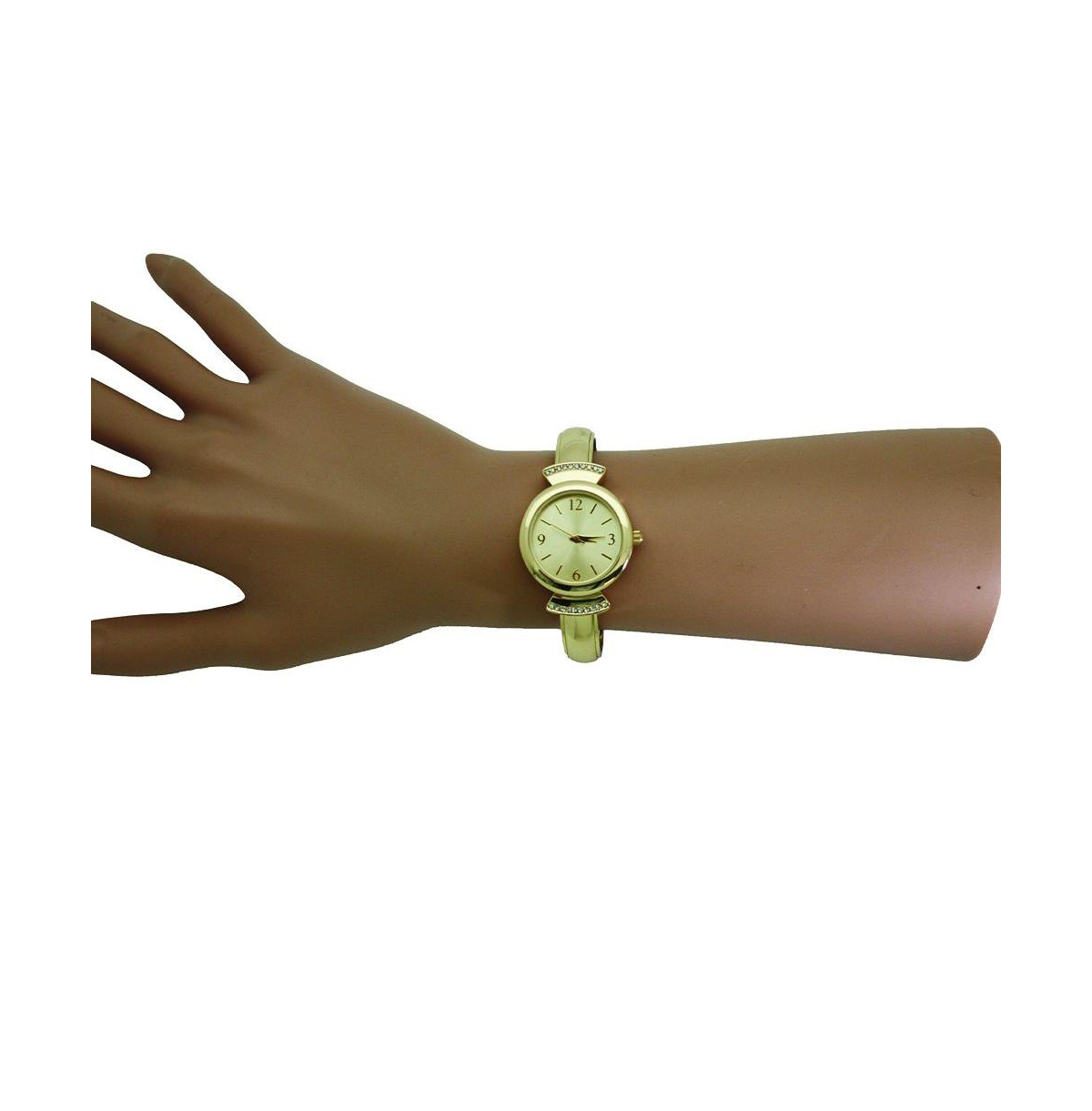 Gold Olivia Pratt Classic Every Day Metal Bangle Watch