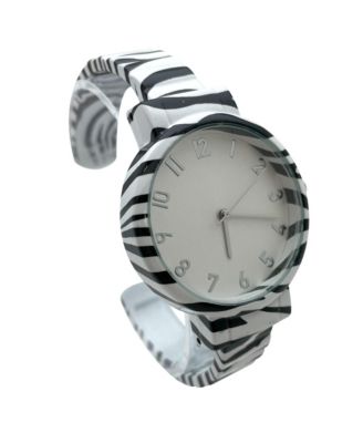 Zebra Round Face Every Day Versatile Bangle Women Watch