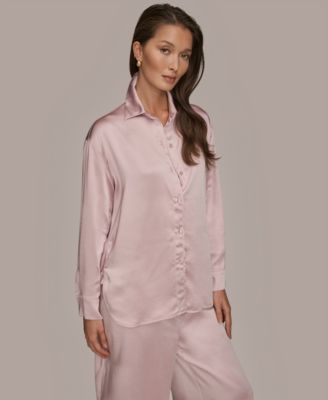 Women's Woven Button-Down Shirt