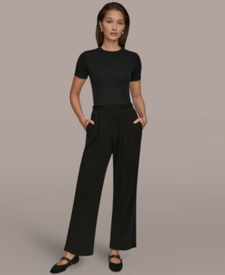 Women's Pull-On Pleated Pants