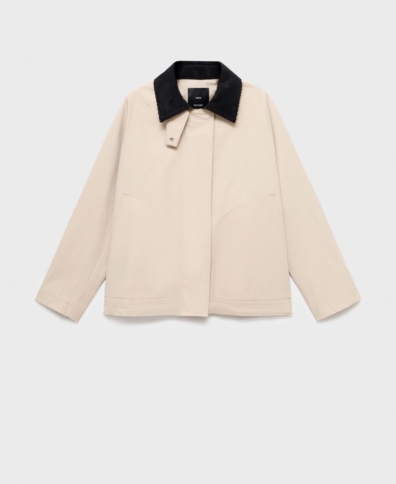 Women's Corduroy Collar Cotton Jacket