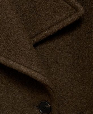 Women's Maxi Lapels Oversized Wool Coat