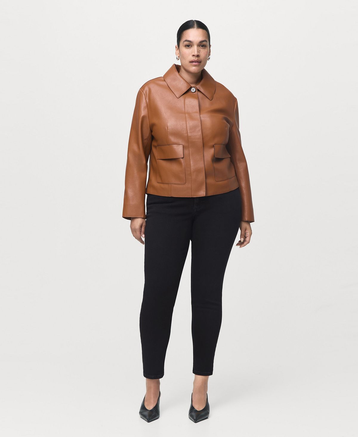 Mango Women's Mid-Rise Skinny Jeans view 2 — MAYCSS fashion products