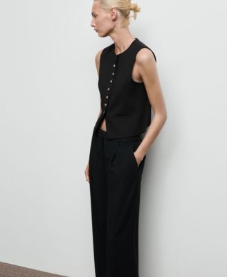 Women's Pleated Wide Leg Pants