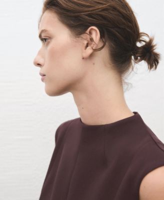 Women's Patch Pockets Short Dress