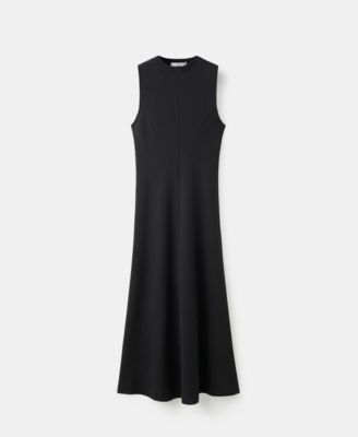 Women's Stitching Detail Midi Dress