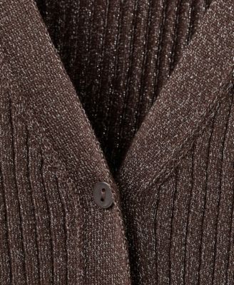 Women's Ribbed Knitted Cardigan