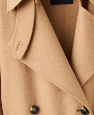 Women's Double-Breasted Wool Coat