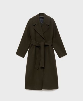 Women's Belted Virgin Wool Coat