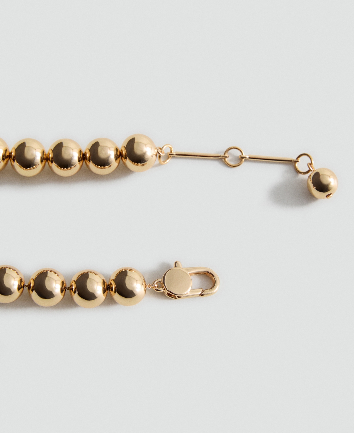 Mango Women's Metallic Spheres Necklace