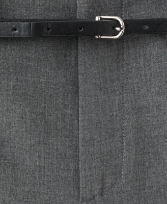 Women's Belt Straight-Fit Pants